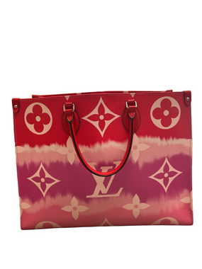 Louis Vuitton Escale OnTheGo GM tote bag-Rouge-Limited Edition